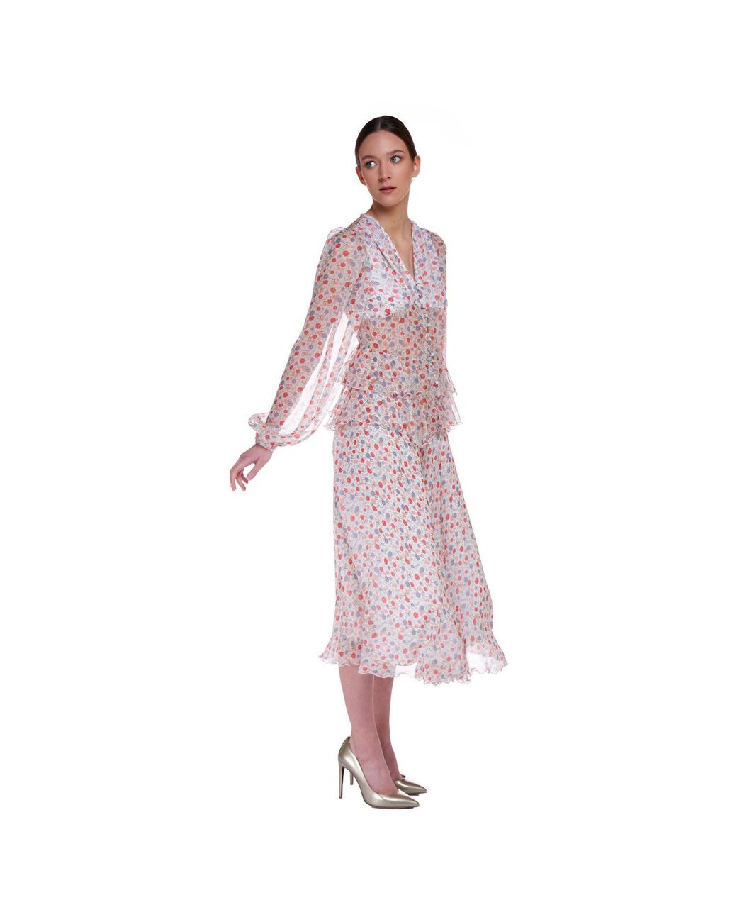 Sofia Tsereteli Pink Long Skirt Grace