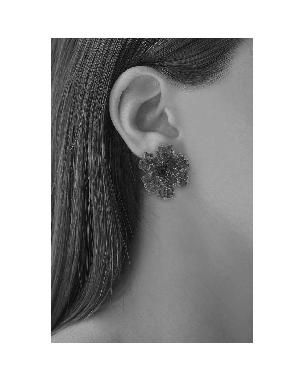 Lavish by Tricia Milaneze Metallic Aster Post Handmade Crochet Earrings