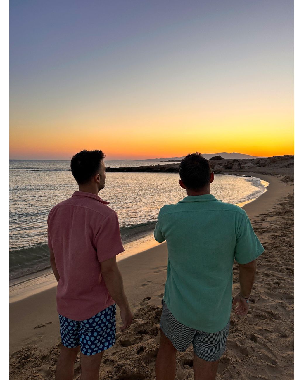 Little Mariner Green Sage Terry Shirt for men