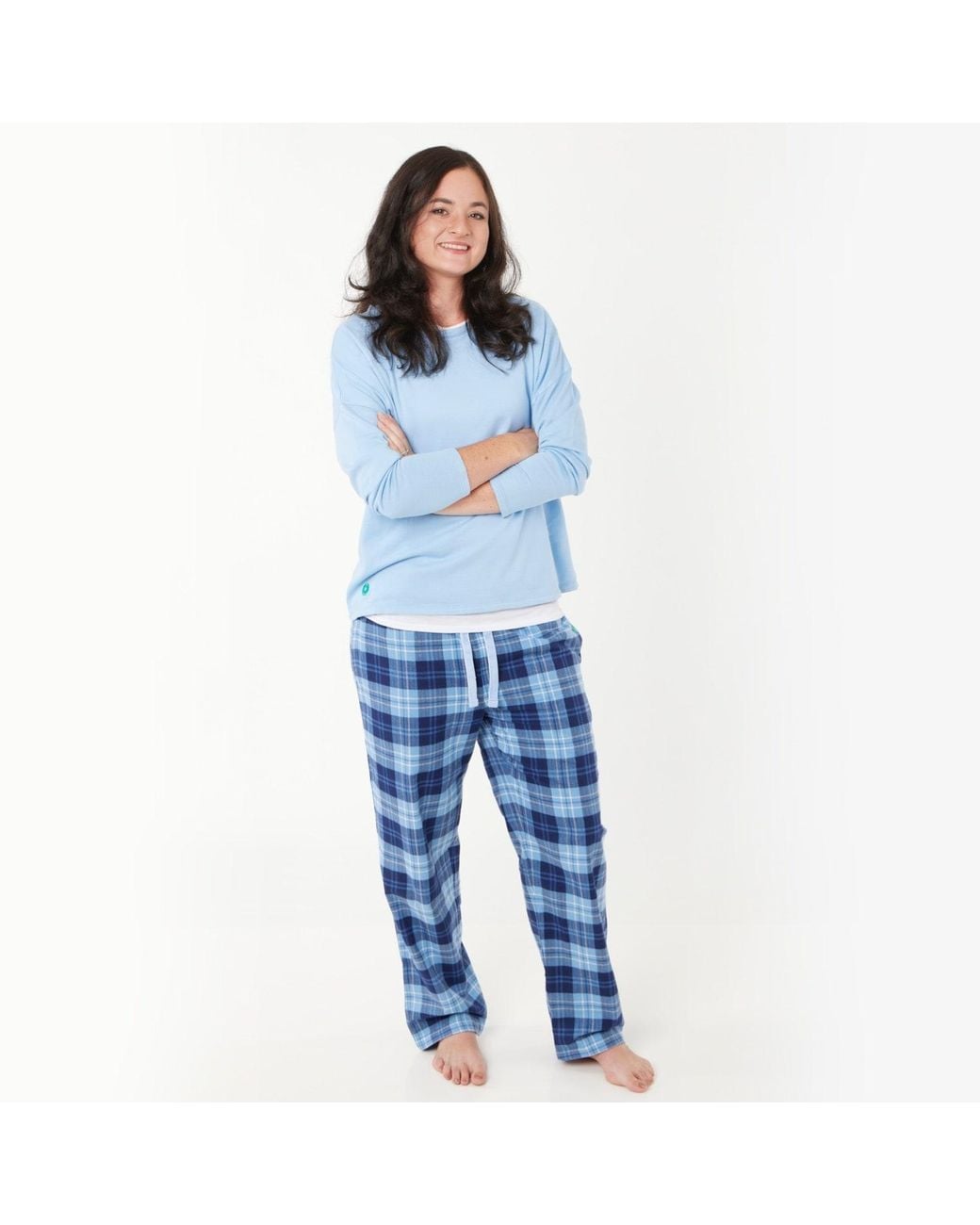 Lounge Blue Boxy Sweatshirt Light