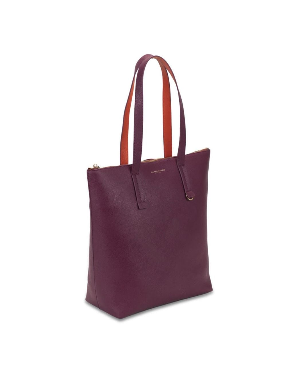 CAMPO MARZIO Roma 1933 Purple Cameron Vertival Bag Plum