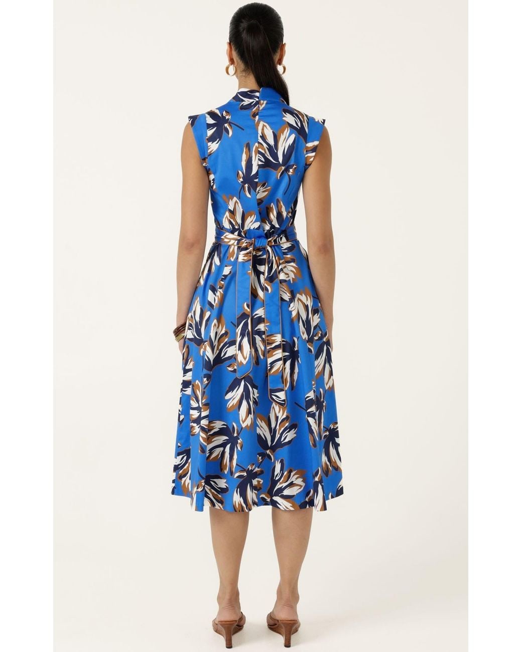 SACHA DRAKE Blue Beauford Dress