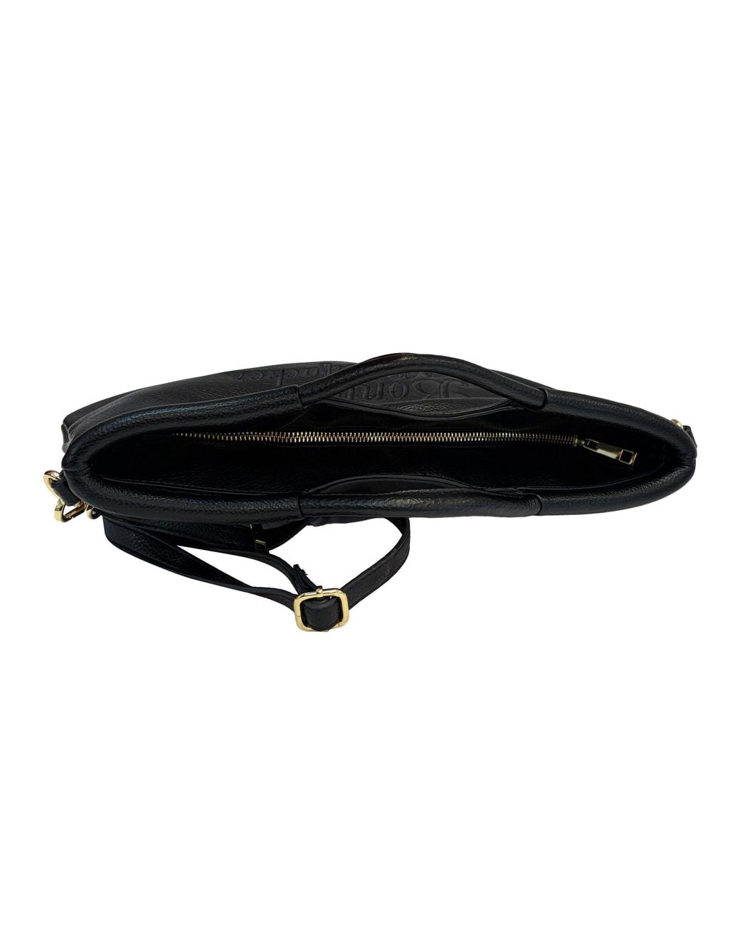 Lilly Loves Black This Is A Sign Vegan Leather Clutch