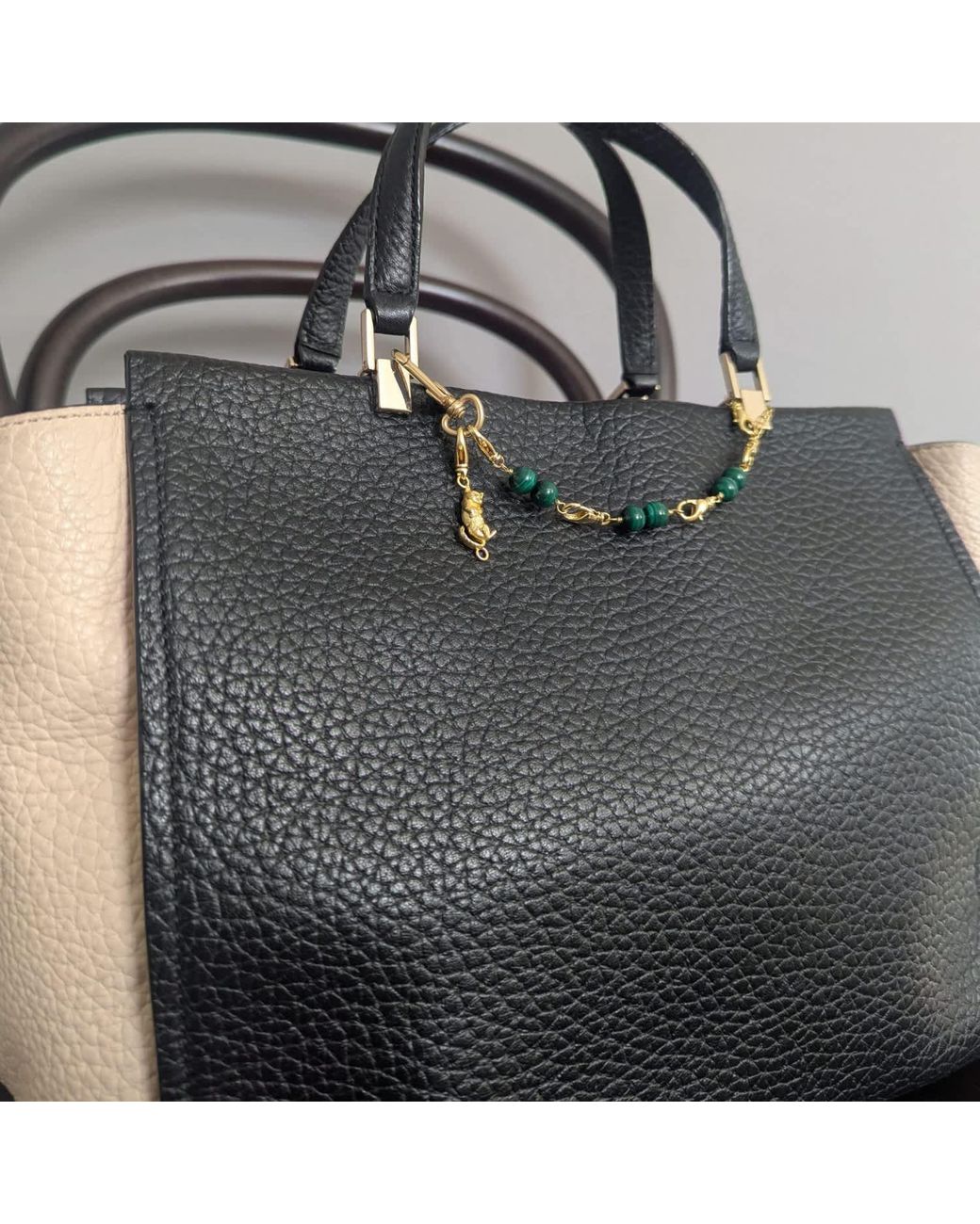 Frenvyrn Multicolor Cat Convertible Malachite Bracelet Bag Charm Medium for men