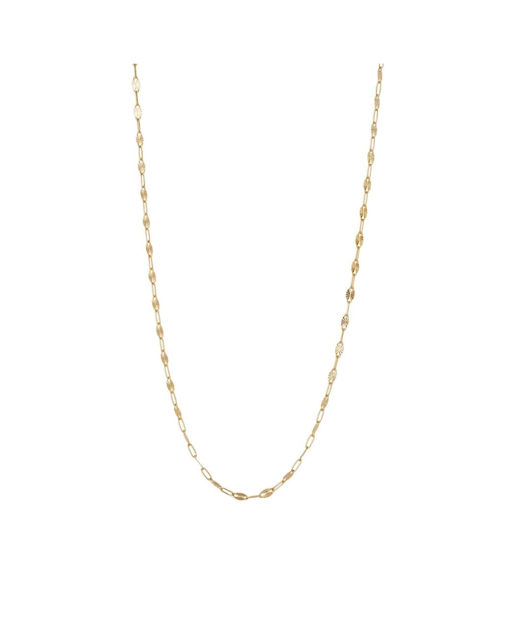 Argento Vivo Metallic The Oval Clip Chain Necklace