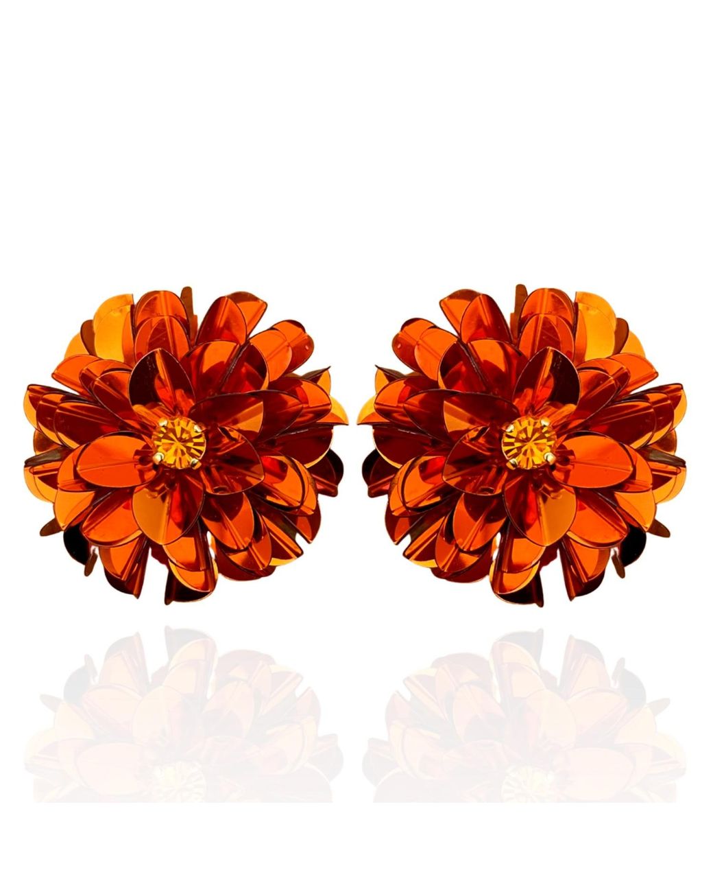 PINAR OZEVLAT Orange Blossom Studs