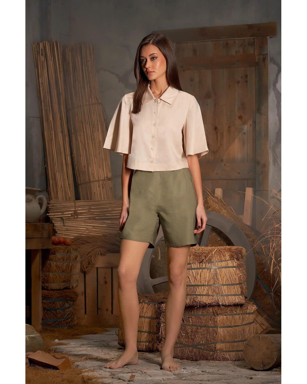 Ashita Fernandes Natural Neutrals Ambar Top – A Tribute To Effortless Elegance