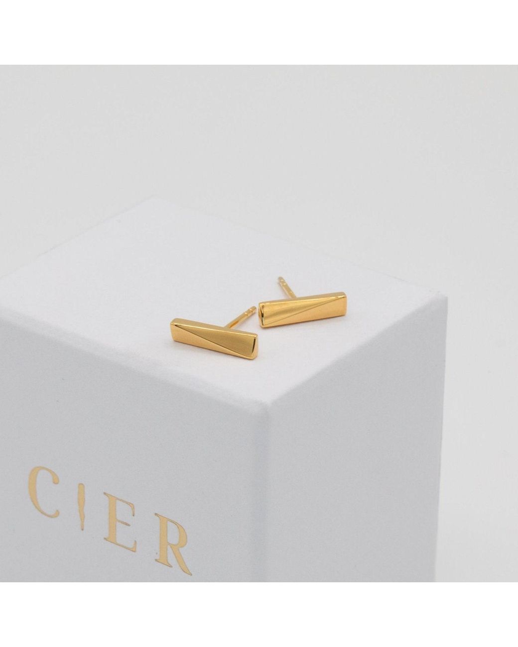 Cier Metallic Flex Stud Earrings