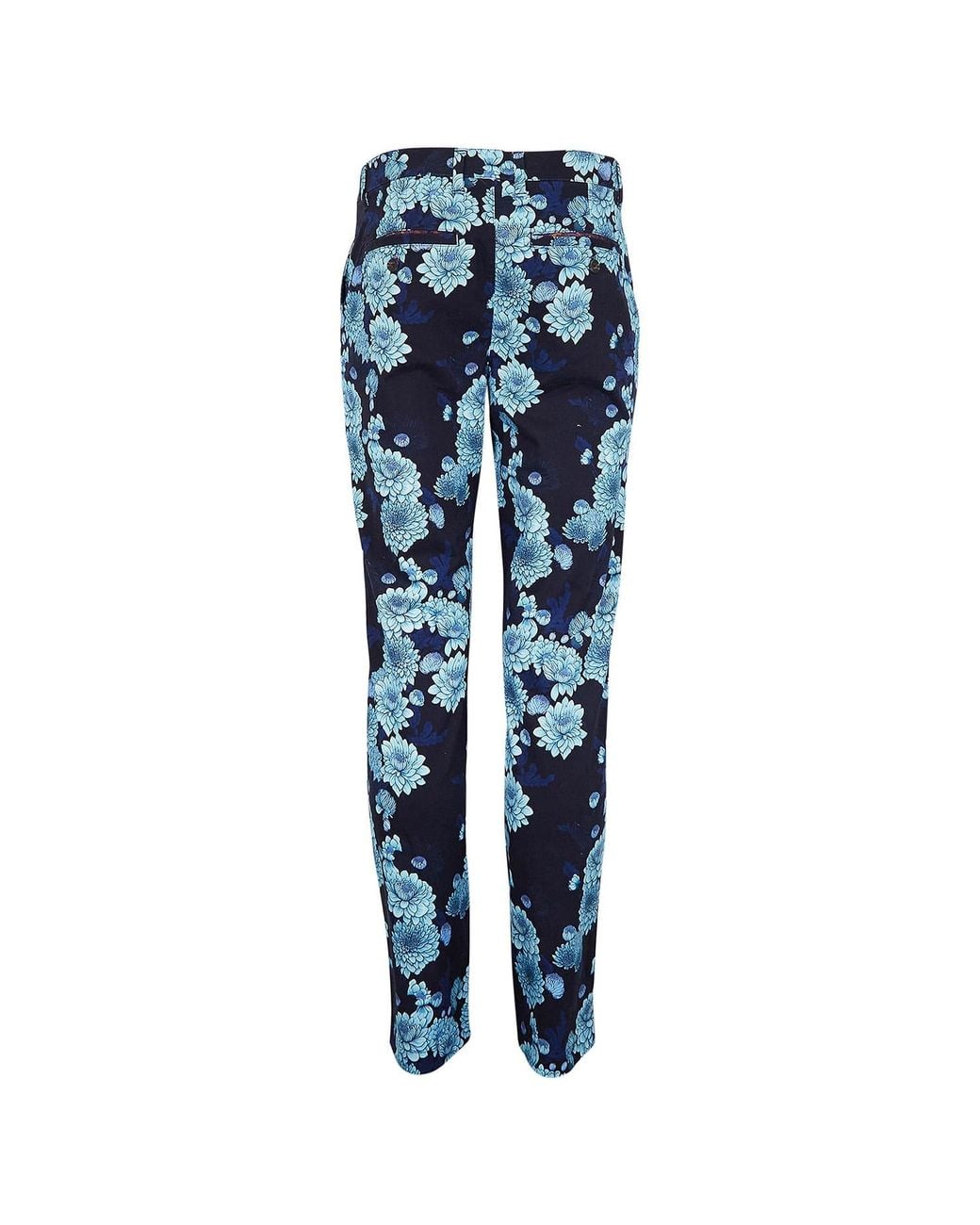 Lords of Harlech Blue Jack Serious Floral Pant for men
