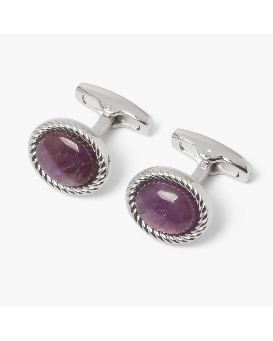 Simon Carter Purple Charles Amethyst Cufflink for men