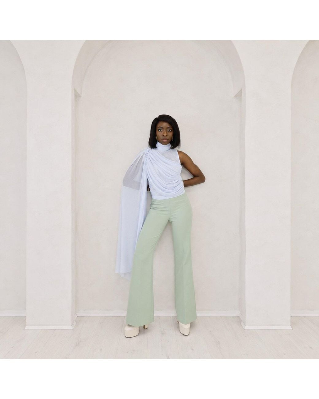 34B Green Anjuli Trousers