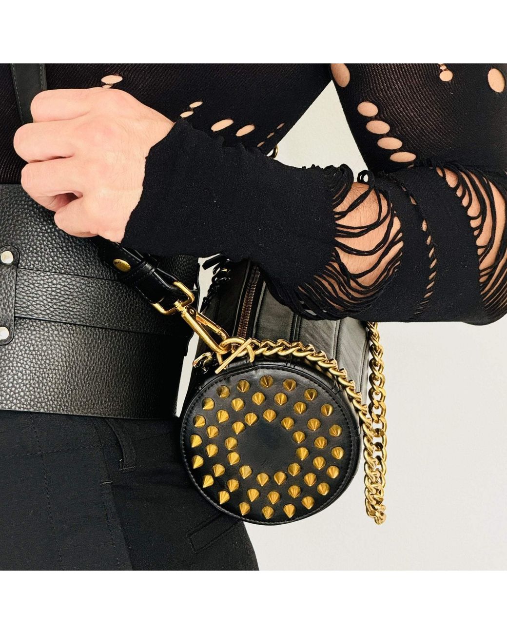 Pimpinicchio New York Black Tube Cross-Body Bag