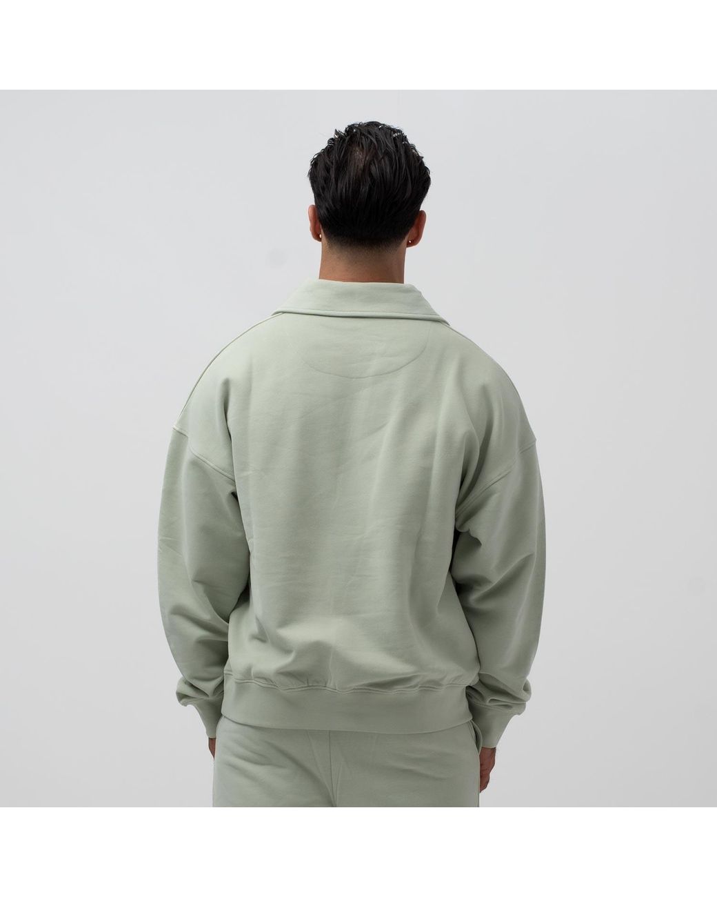 Storm Green Essential Polo Sweatshirt Desert Sage