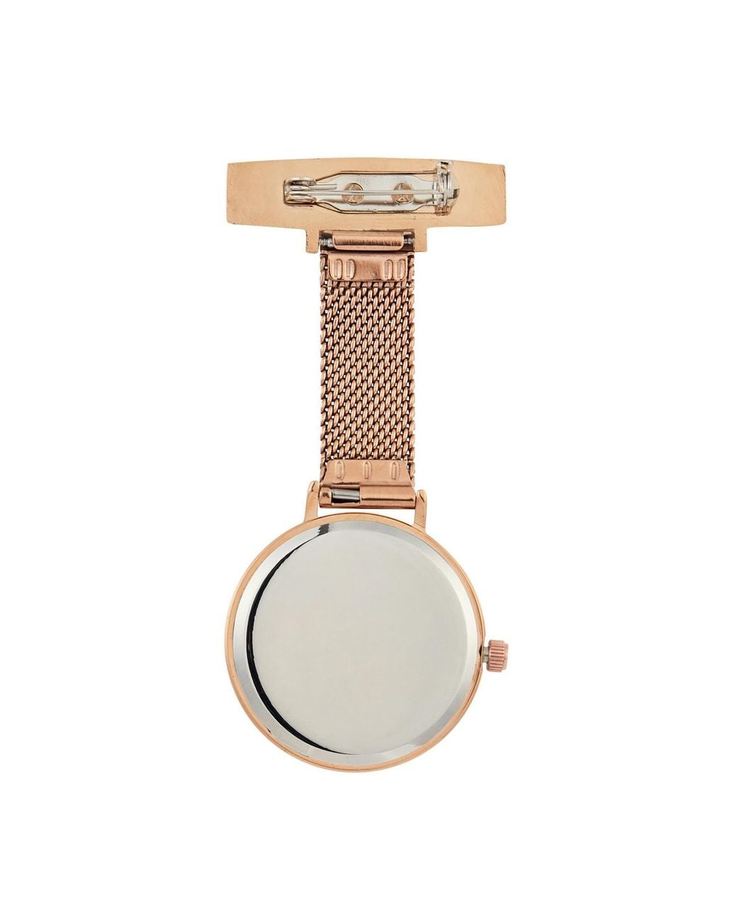 Bermuda Watch Company Natural Annie Apple Meraki Blush Mesh Fob 35