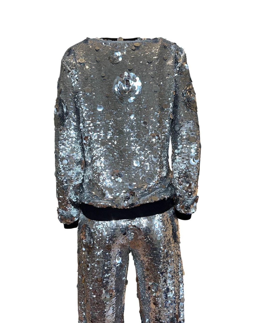 Any Old Iron Gray Petal To The Metal Sequin Sweatshirt for men