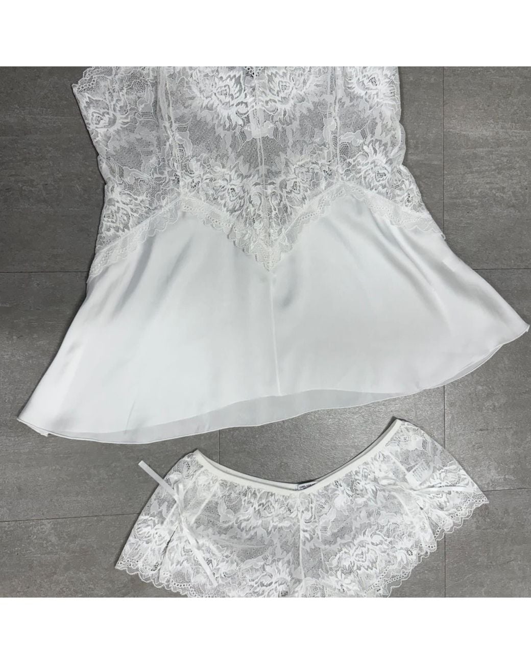 Carol Coelho White Paradox Off A-Line Babydoll Set