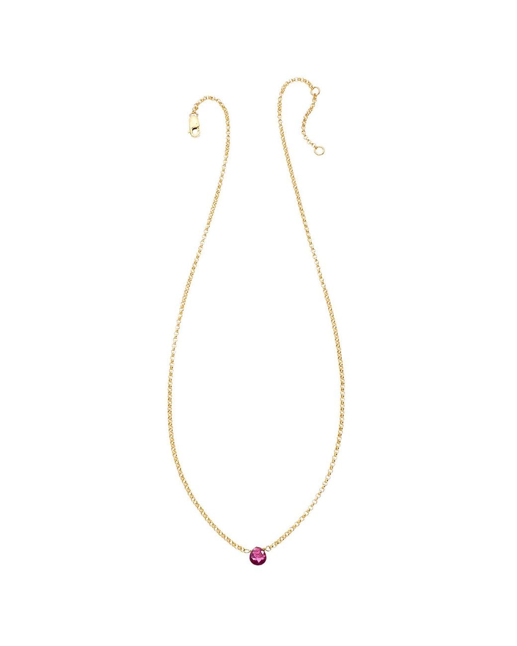 Heather Hawkins Jewelry Metallic Tiny Gemstone Necklace
