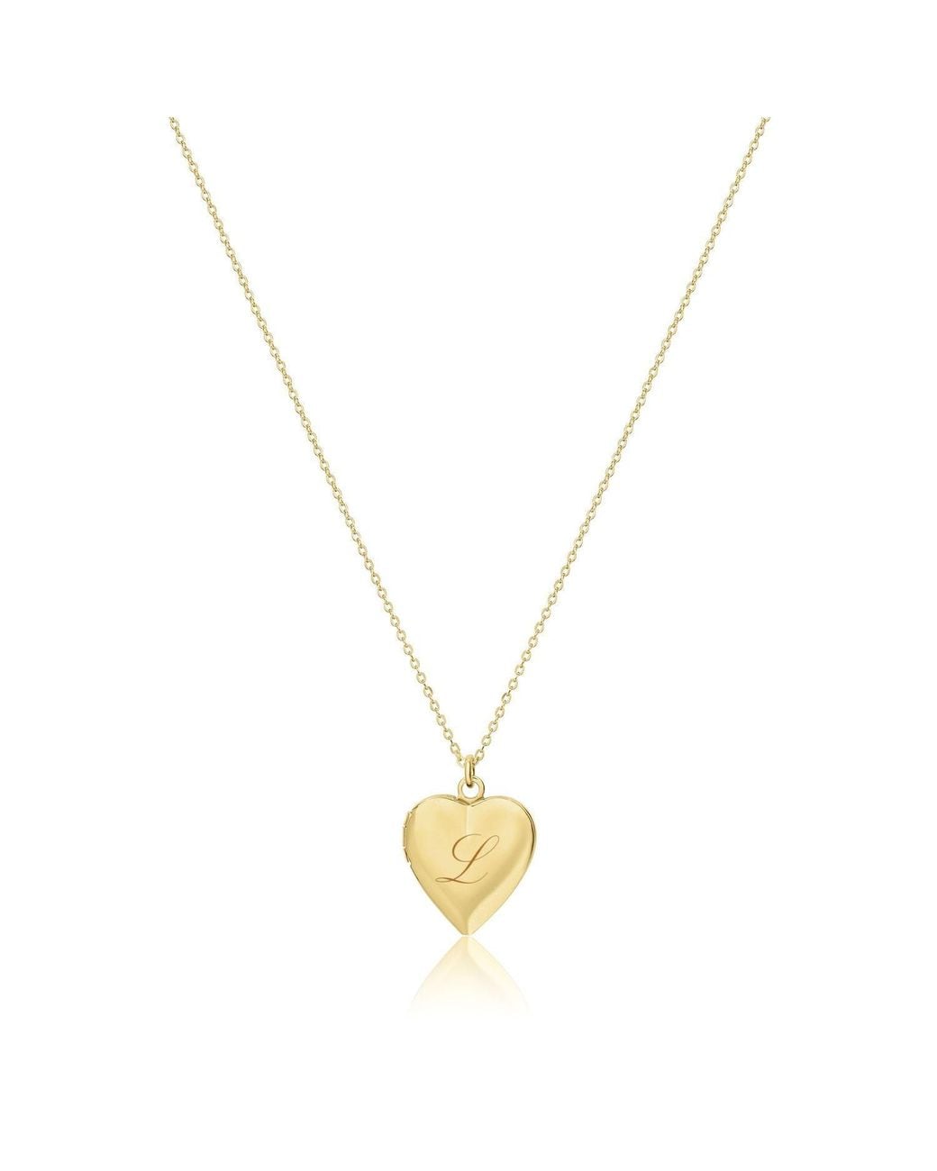 SET & STONES Metallic Roxy Initial Necklace