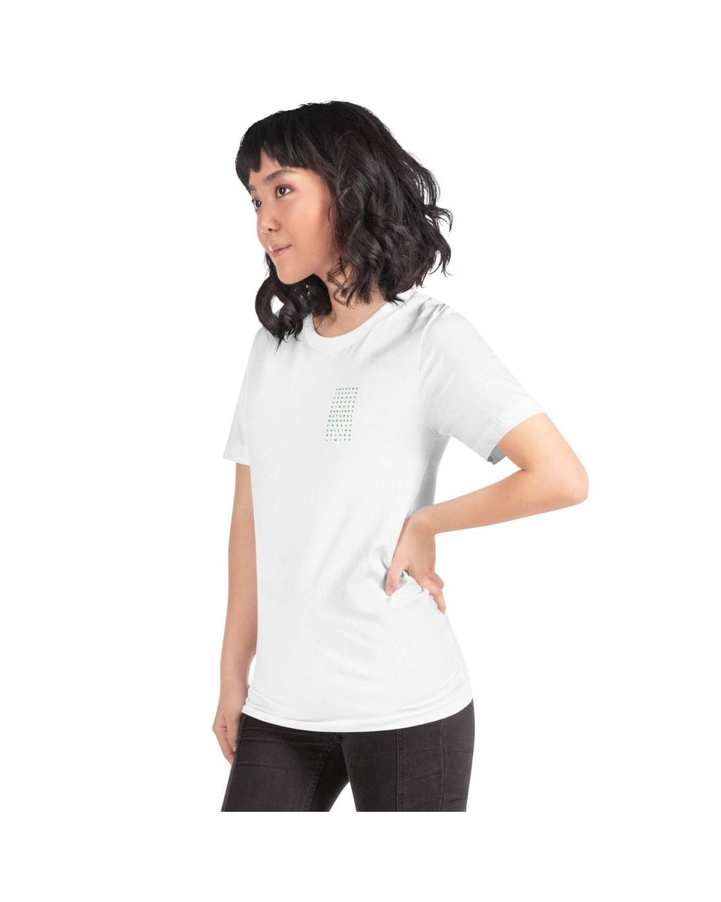 Anchor and Crew Green Field Notes Postmark Organic Cotton T-Shirt