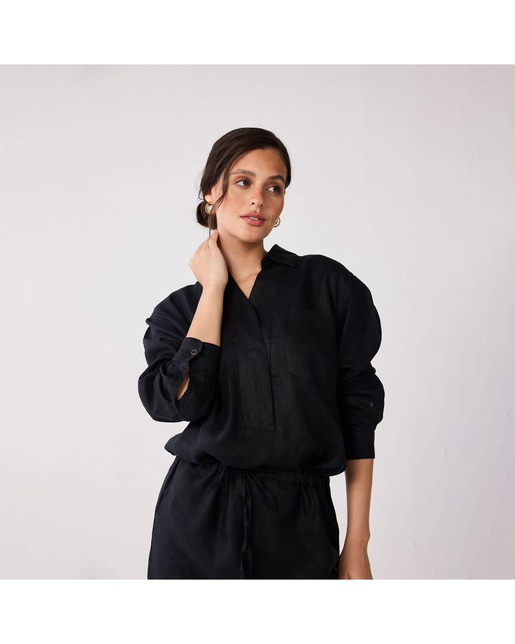REISTOR Black Meet Be By The Cliff Dress