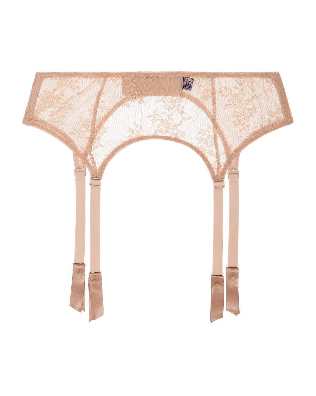 Journelle White Neutrals Romy Suspender Belt Amande