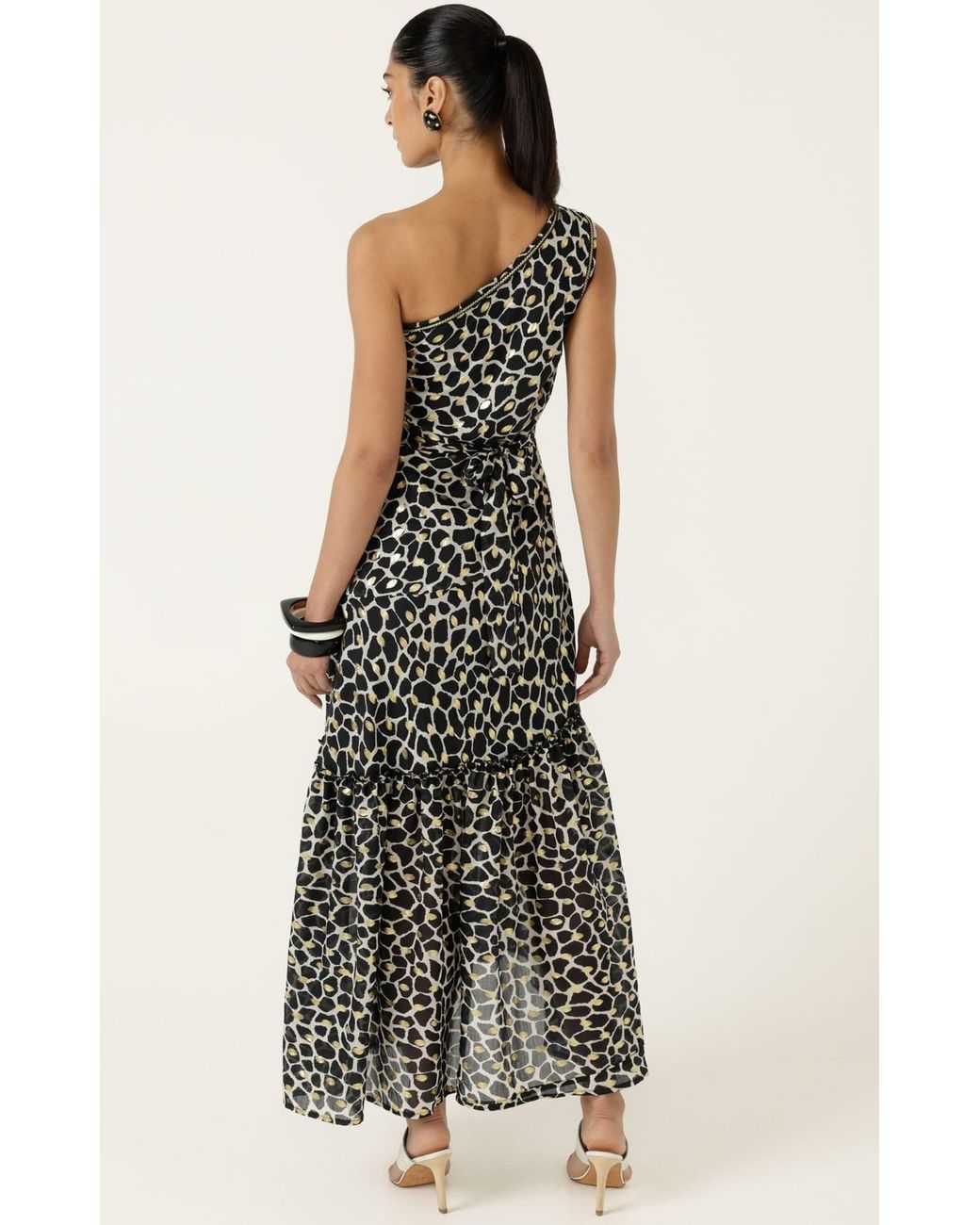 SACHA DRAKE Black Daria Maxi Dress