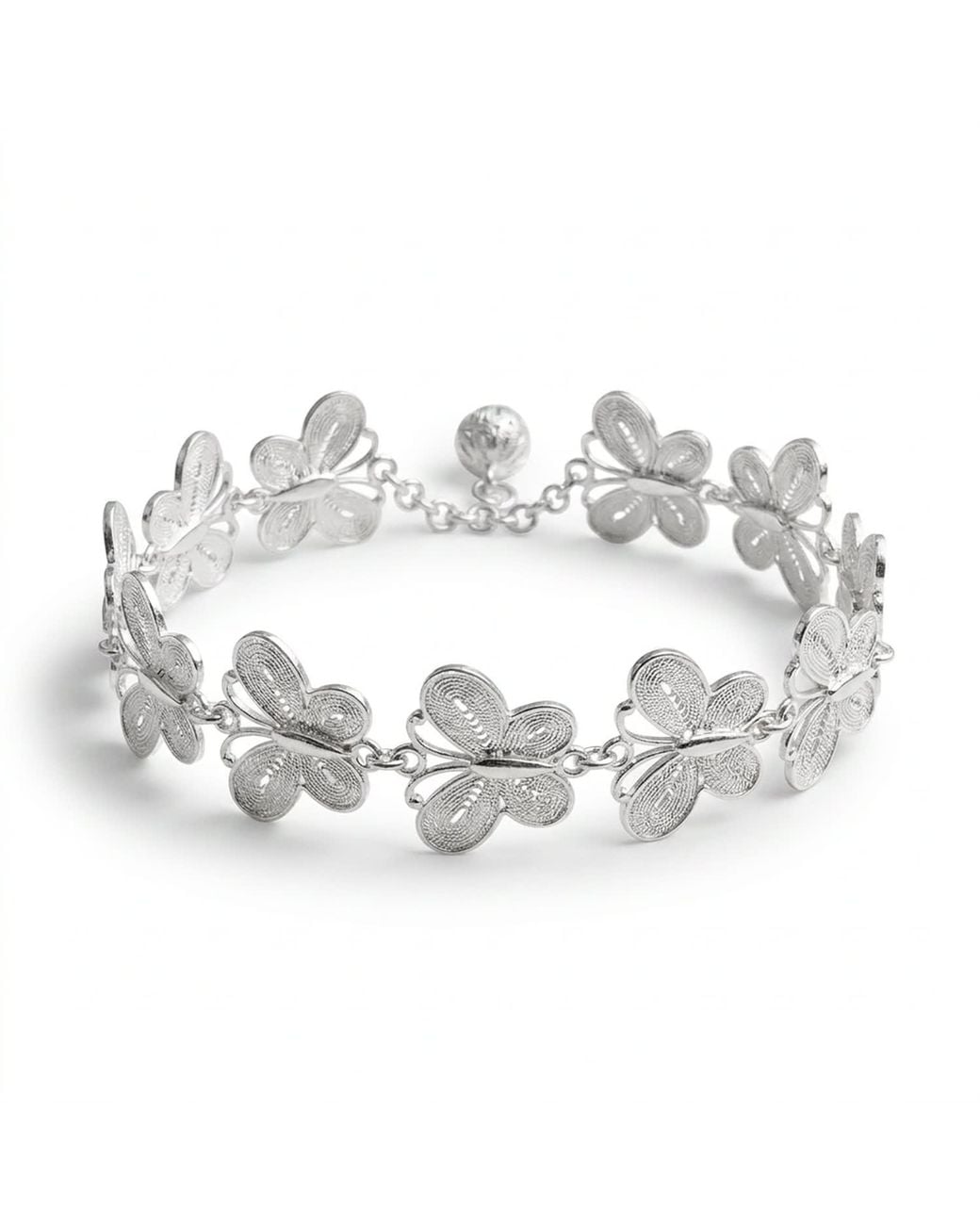 Yieon Metallic Butterfly Fine Filigree Bracelet