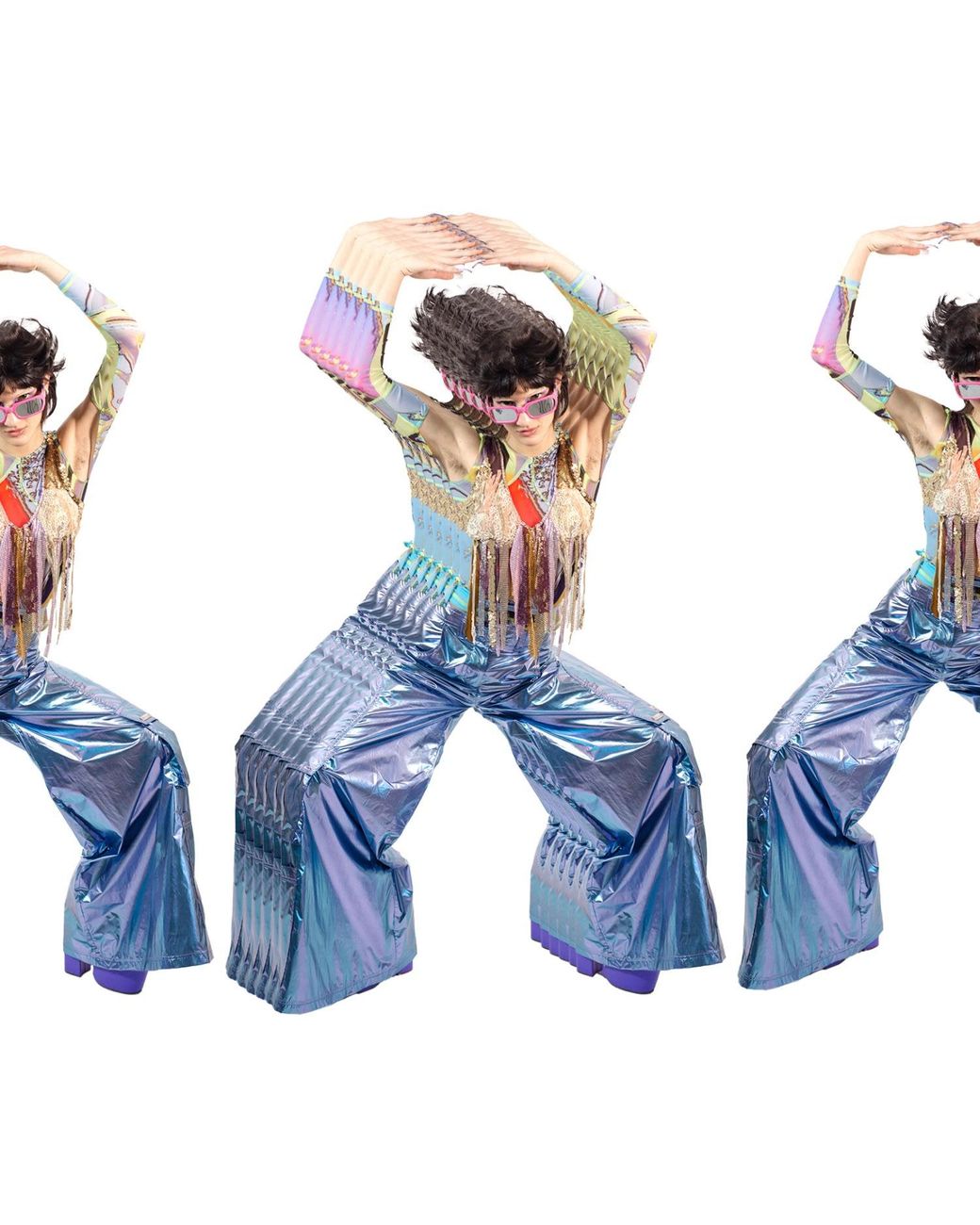 Paloma Lira Multicolor Acid Trip Top