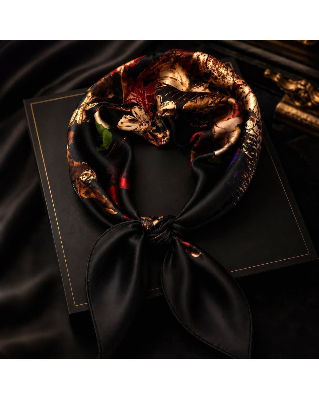 Garyjamesmcqueen Black The Vanitas Foulard