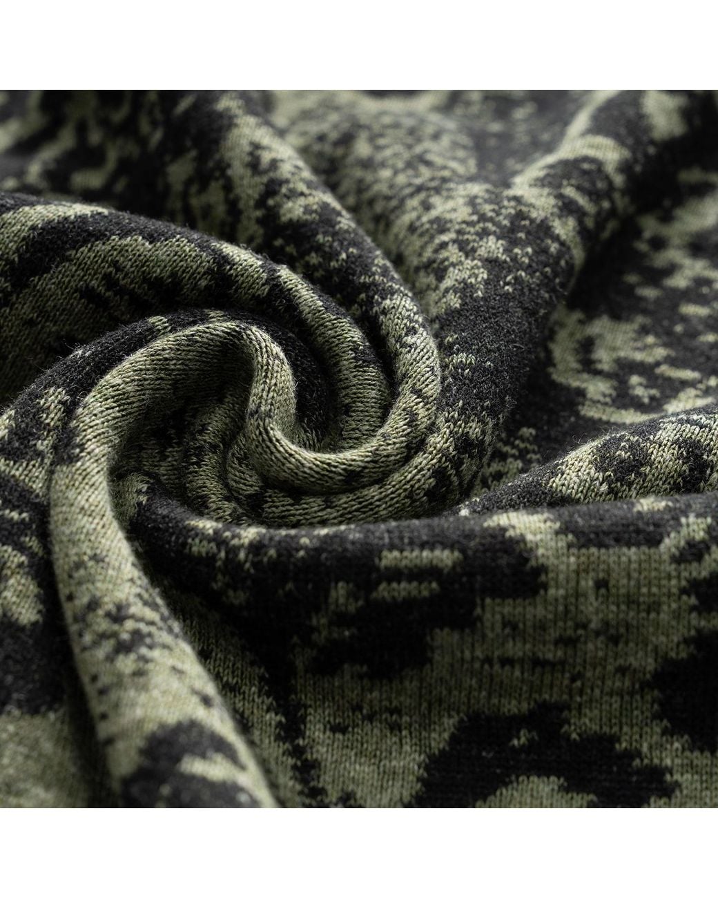 Fully Fashioning Green Shila Pullover Sweater