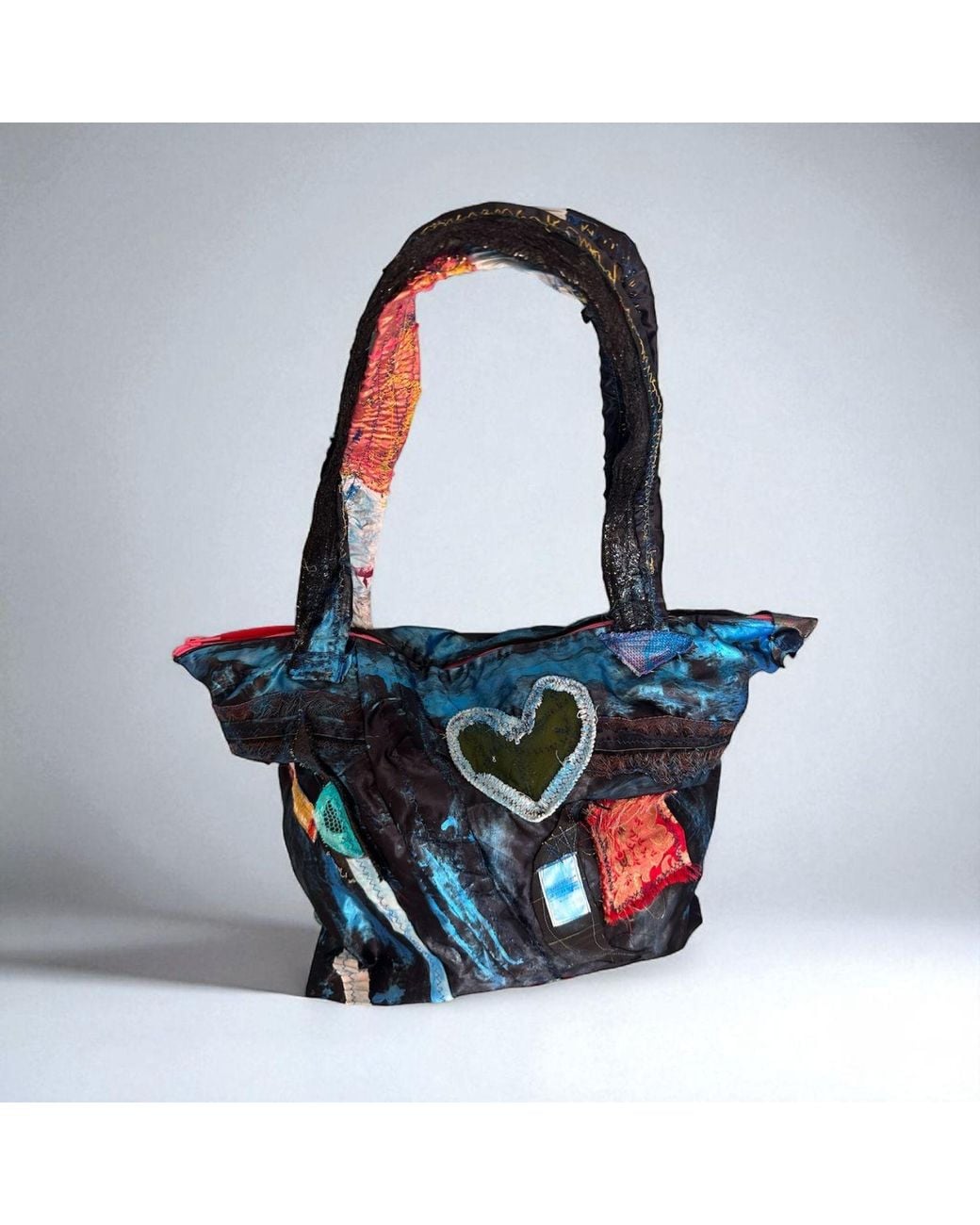 Miro Misljen Blue Boho Heart Tote Bag