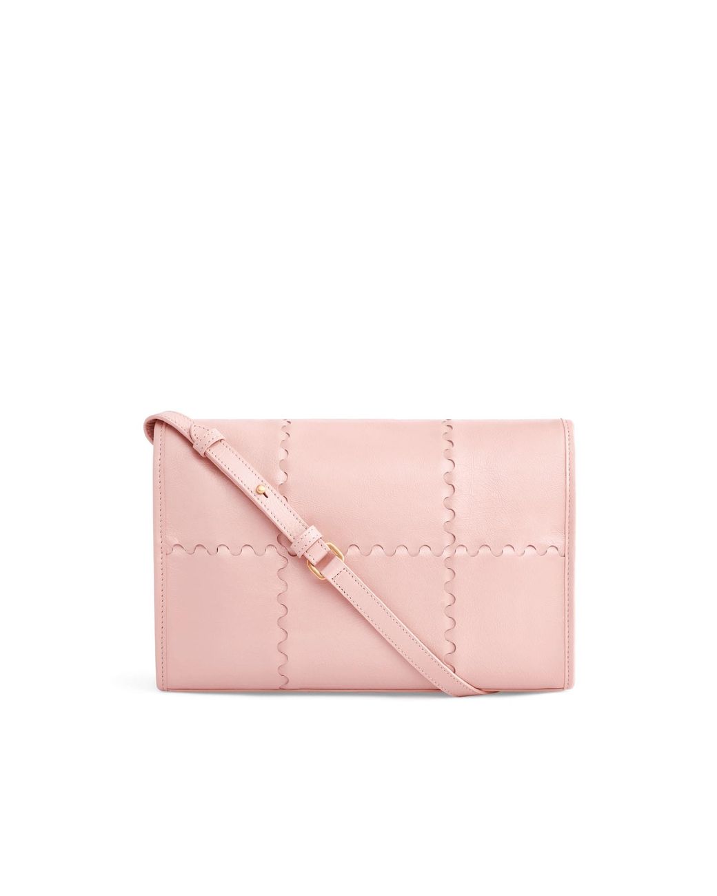 Orange Cube Pink Mosaic Messenger Bag