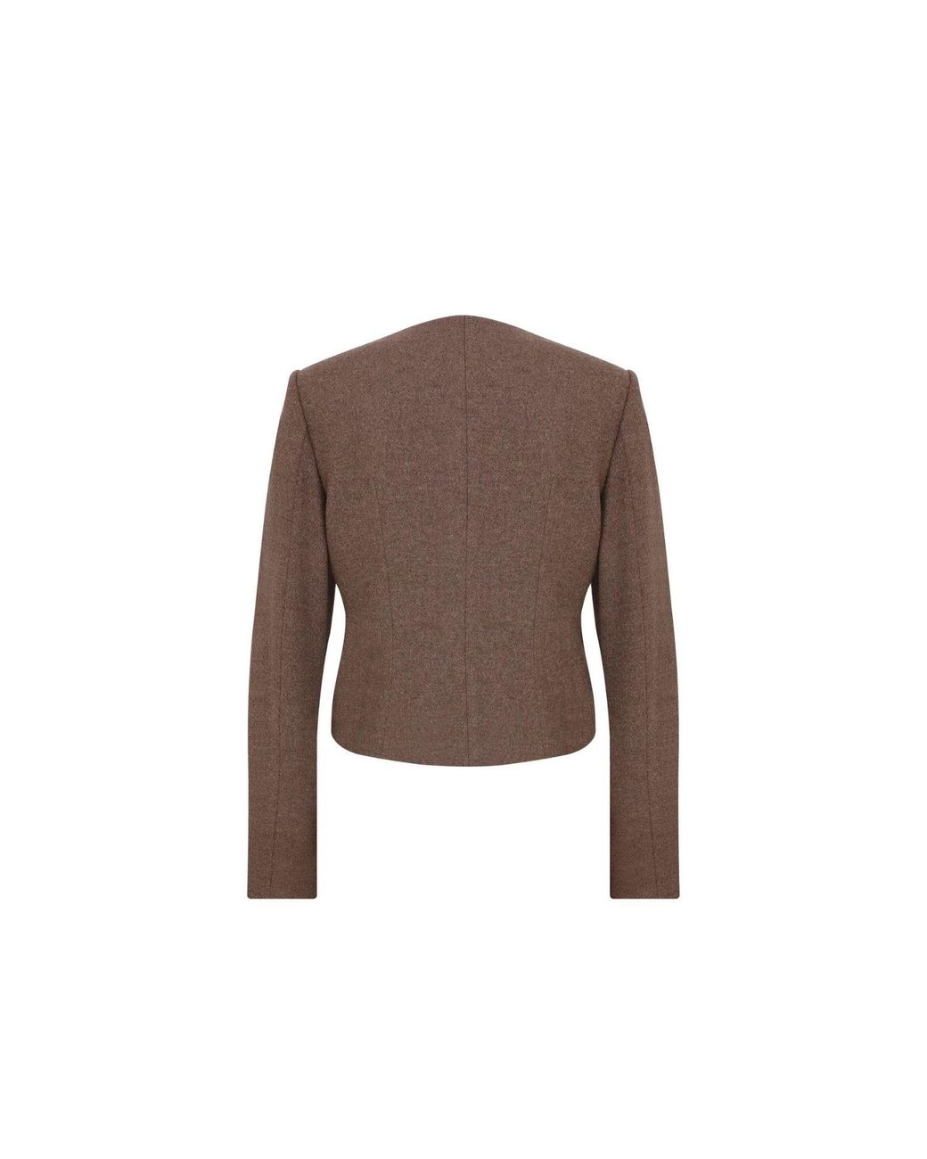 NAZLI CEREN Brown Irma Wool Jacket