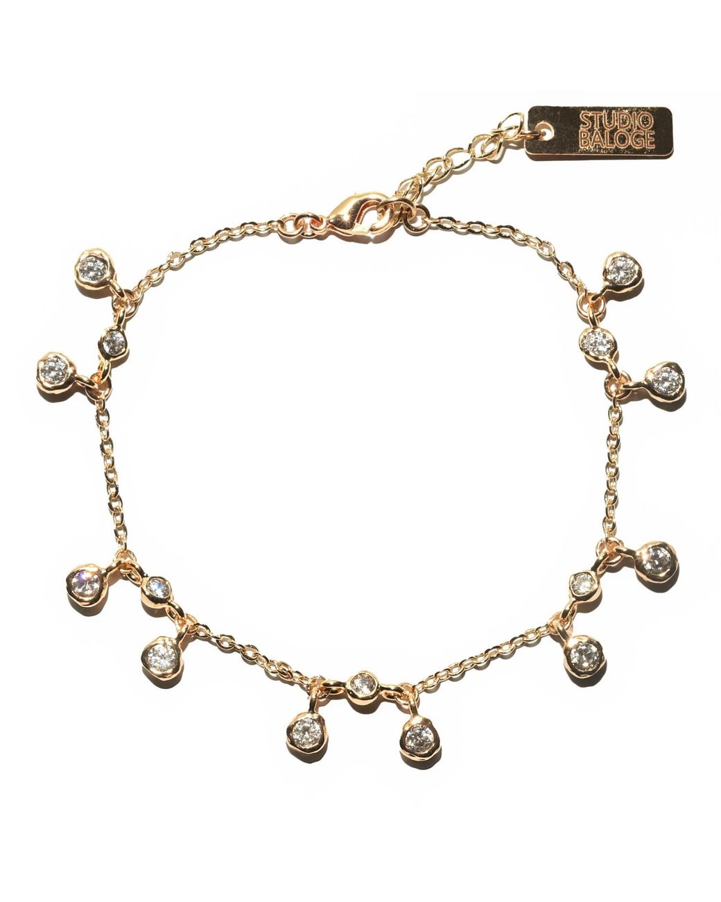 Studio Baloge Metallic Diamond Drift Bracelet