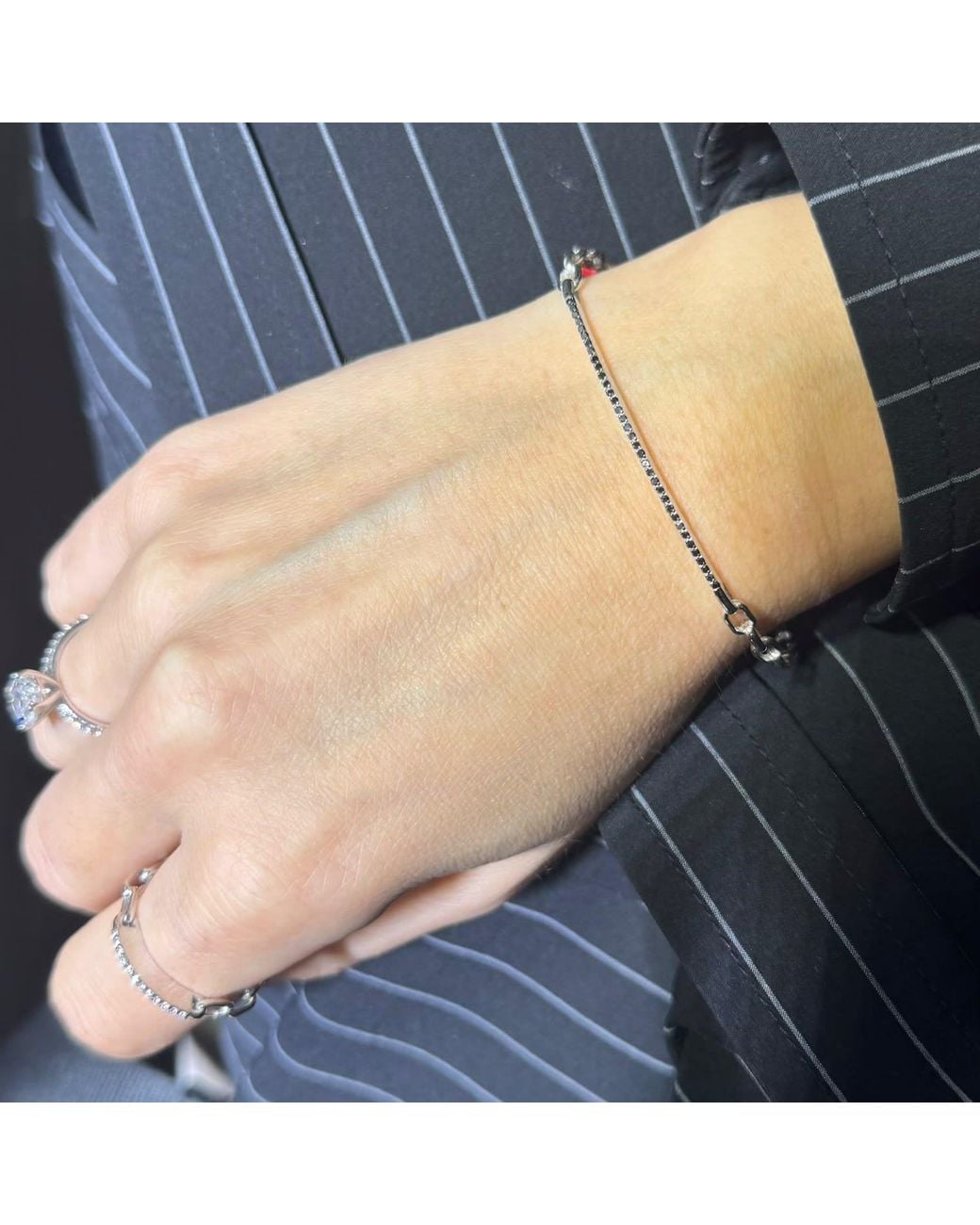 Ecce | Artisan Diamonds Metallic 14Ct Diamond Chain Bracelet