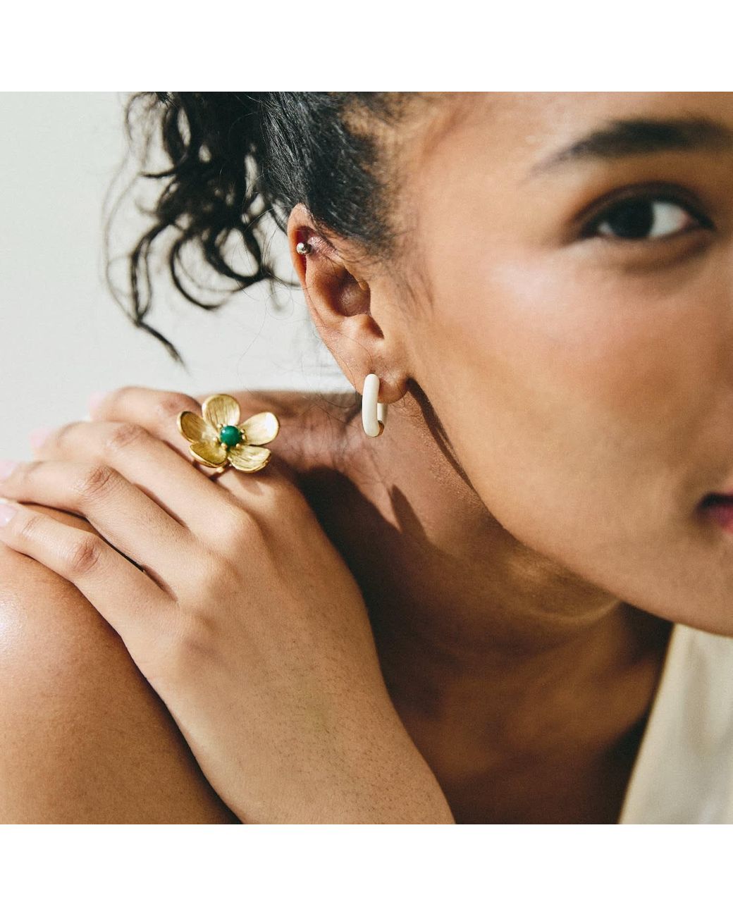 Mulgaro Yellow Selene Ring