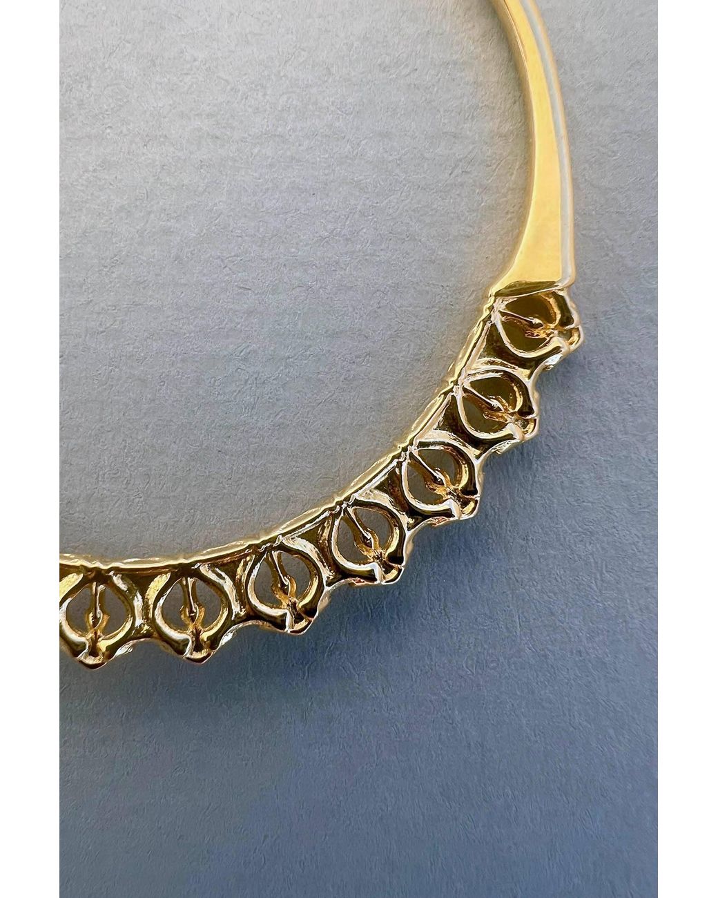 Astor & Orion Metallic Calla Hoops Large