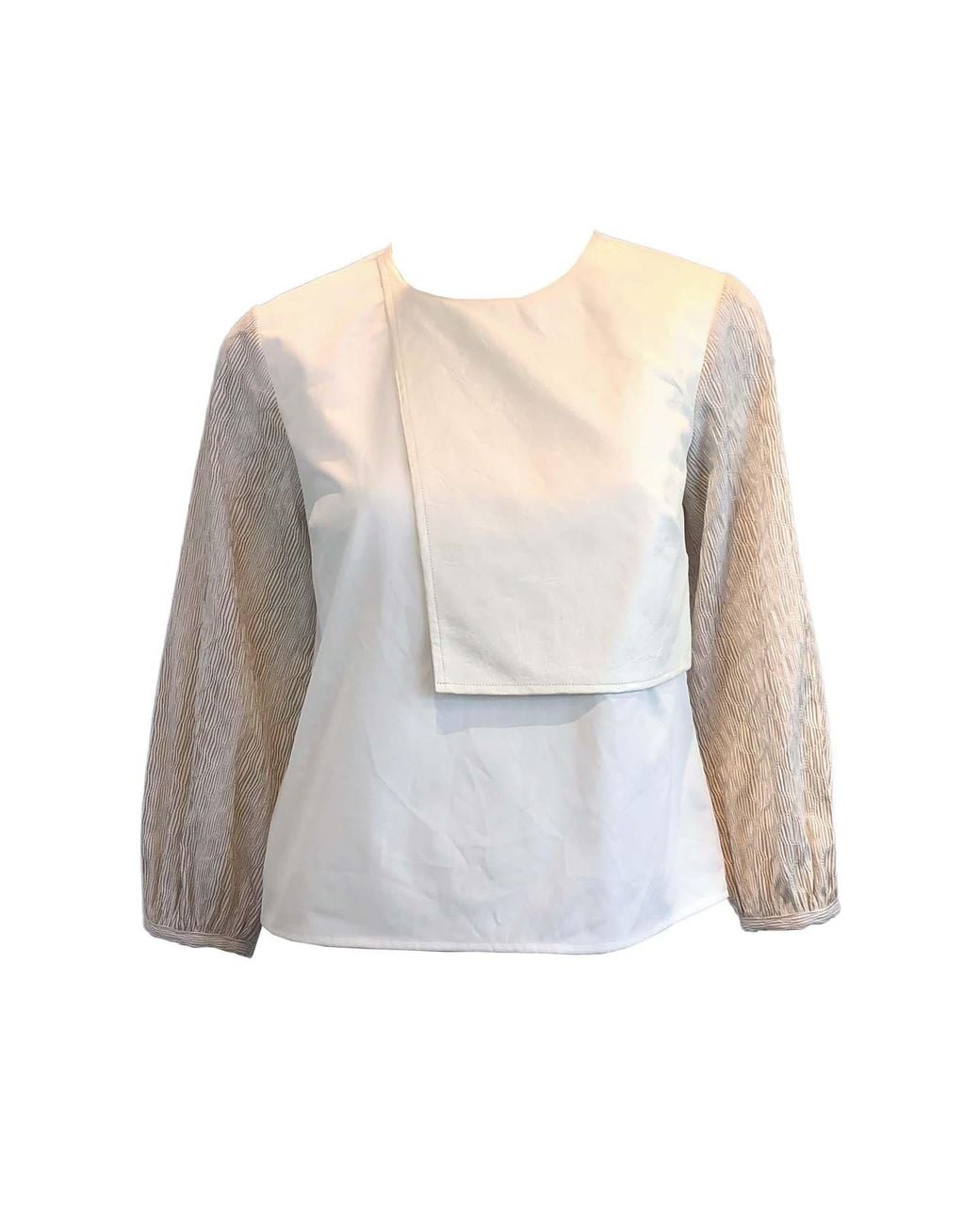 SNIDER White Neutrals Wildflower Top