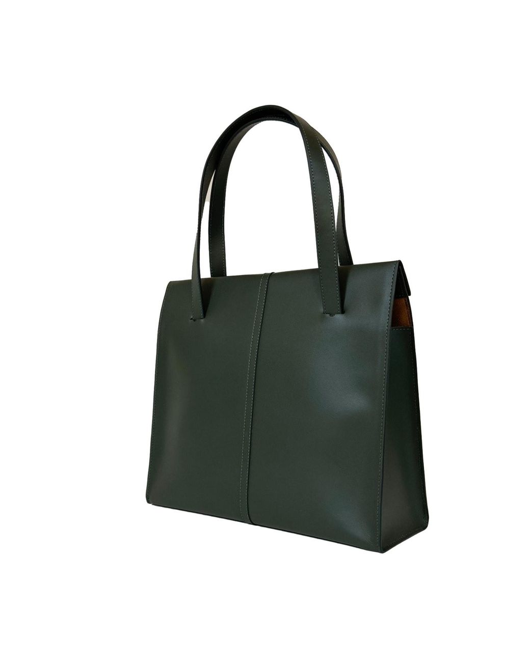 godi. Black The Roon Top Handle Leather Bag