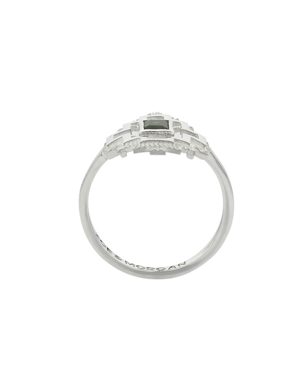 Zoe & Morgan Metallic Munay Ring Chrome Diopside