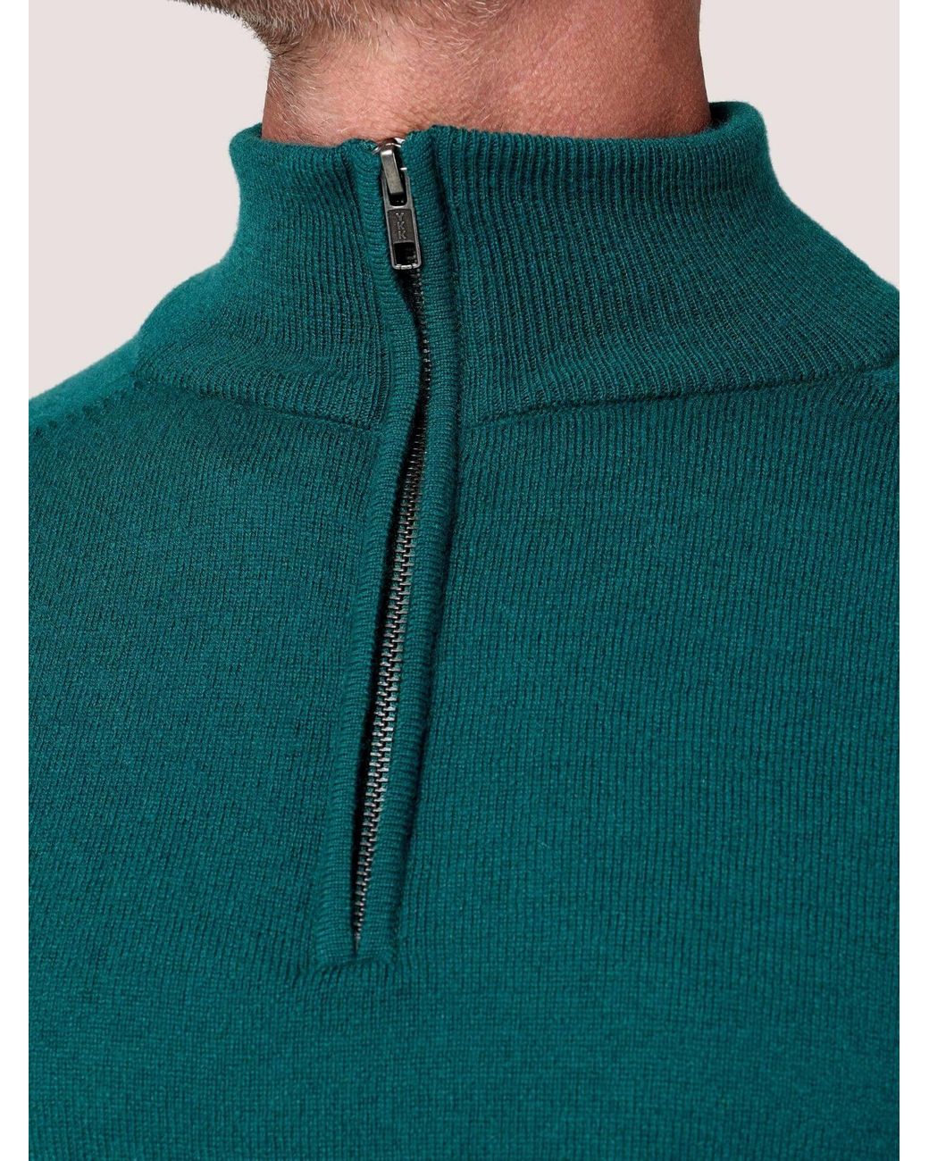 Koy Clothing Green Quarter Zip for men