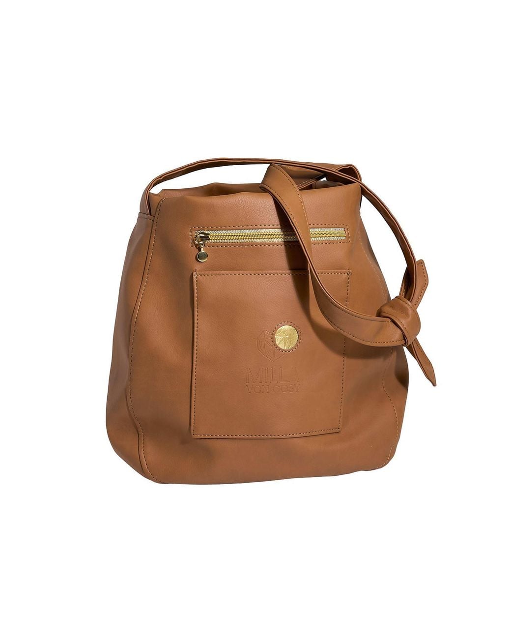 Milla Von Cosy Brown Shoulder Bag Soulmate Cognac