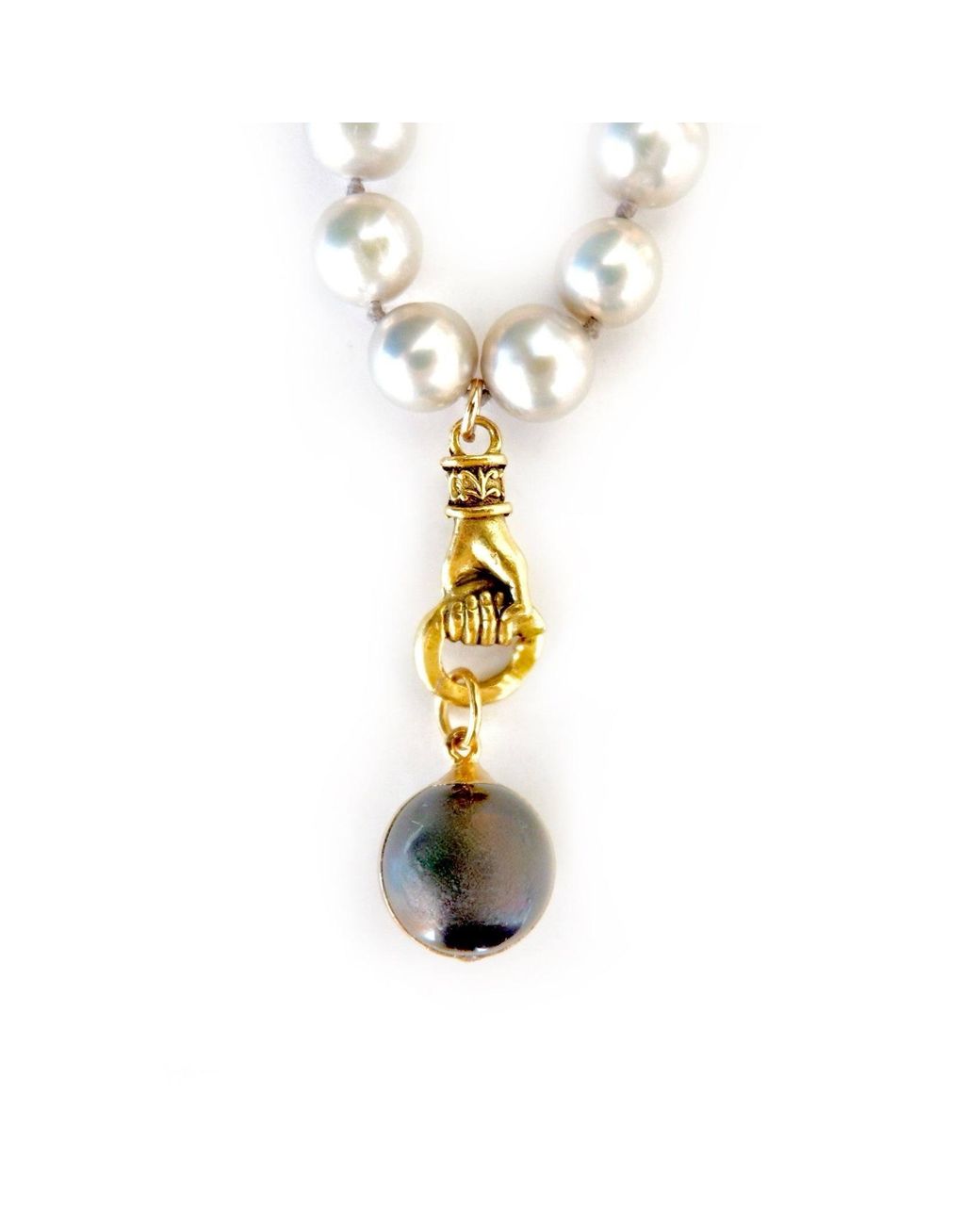 Persia Dona Jewelry Metallic Pearl