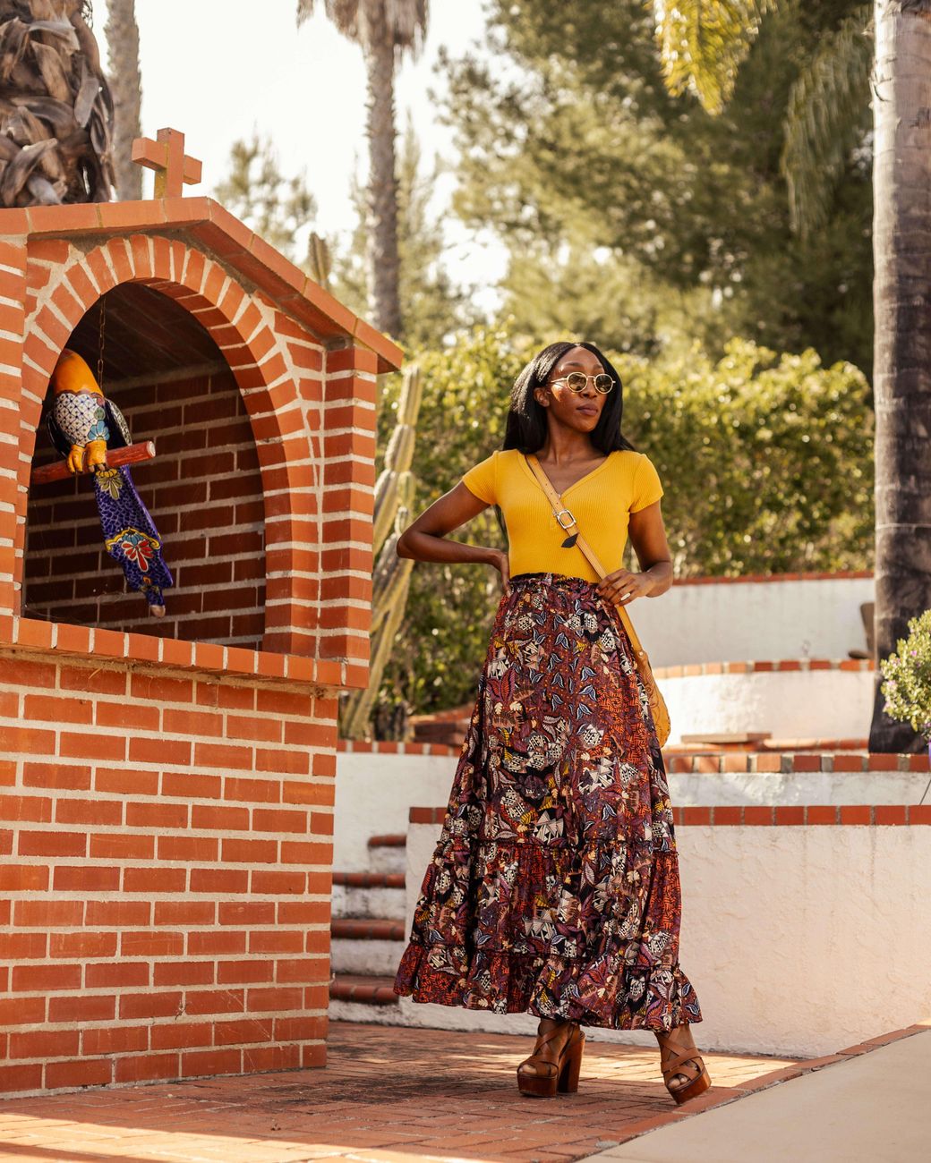 Jennafer Grace Brown Baile Maxi Skirt
