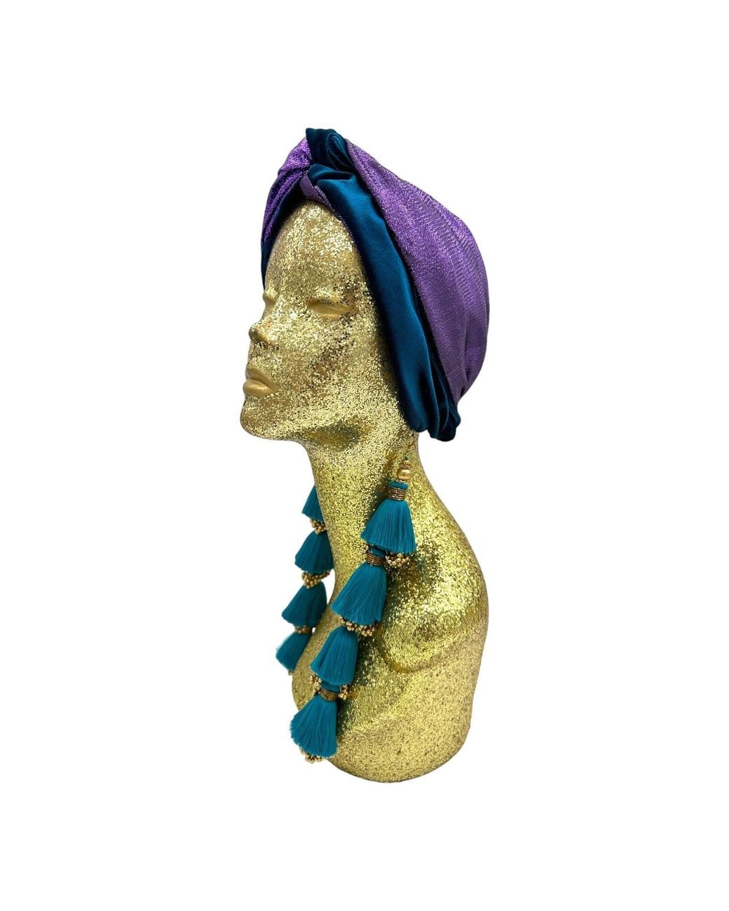 Julia Clancey Blue Snazzy Dorado Turban Twist