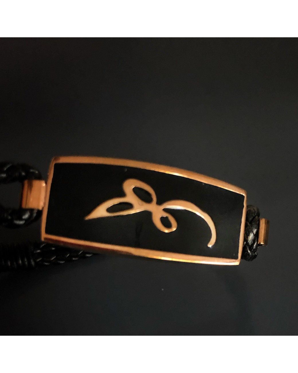 Ebru Jewelry Black Ottoman Bracelet for men