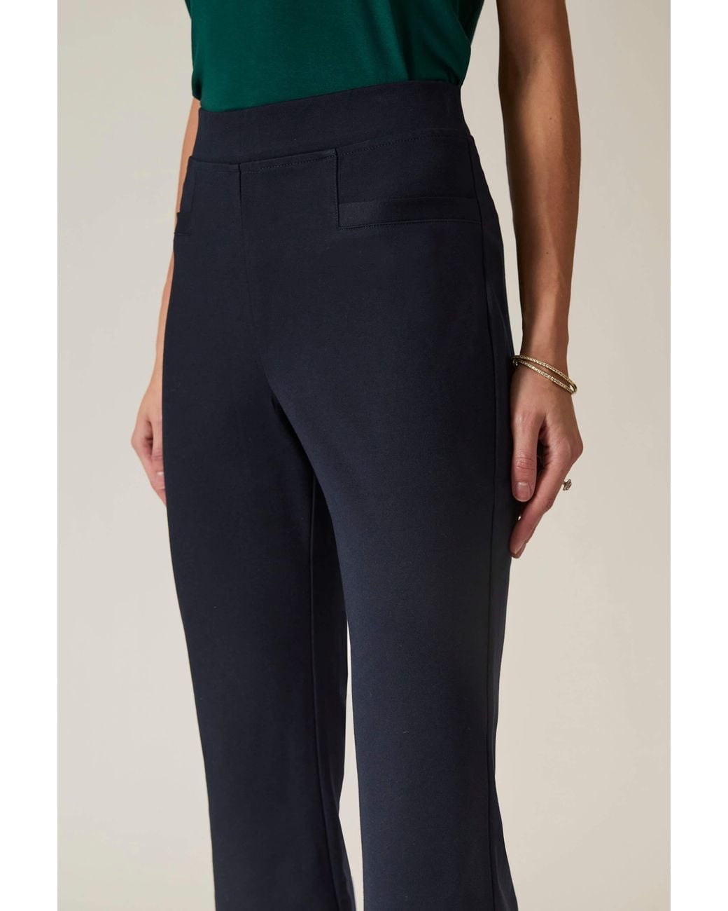 James Lakeland Blue Bootleg Trousers