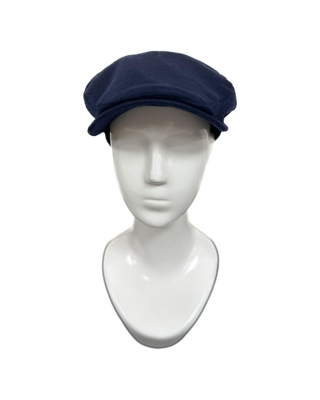 Kinalba Blue Cashmere Flat Cap for men