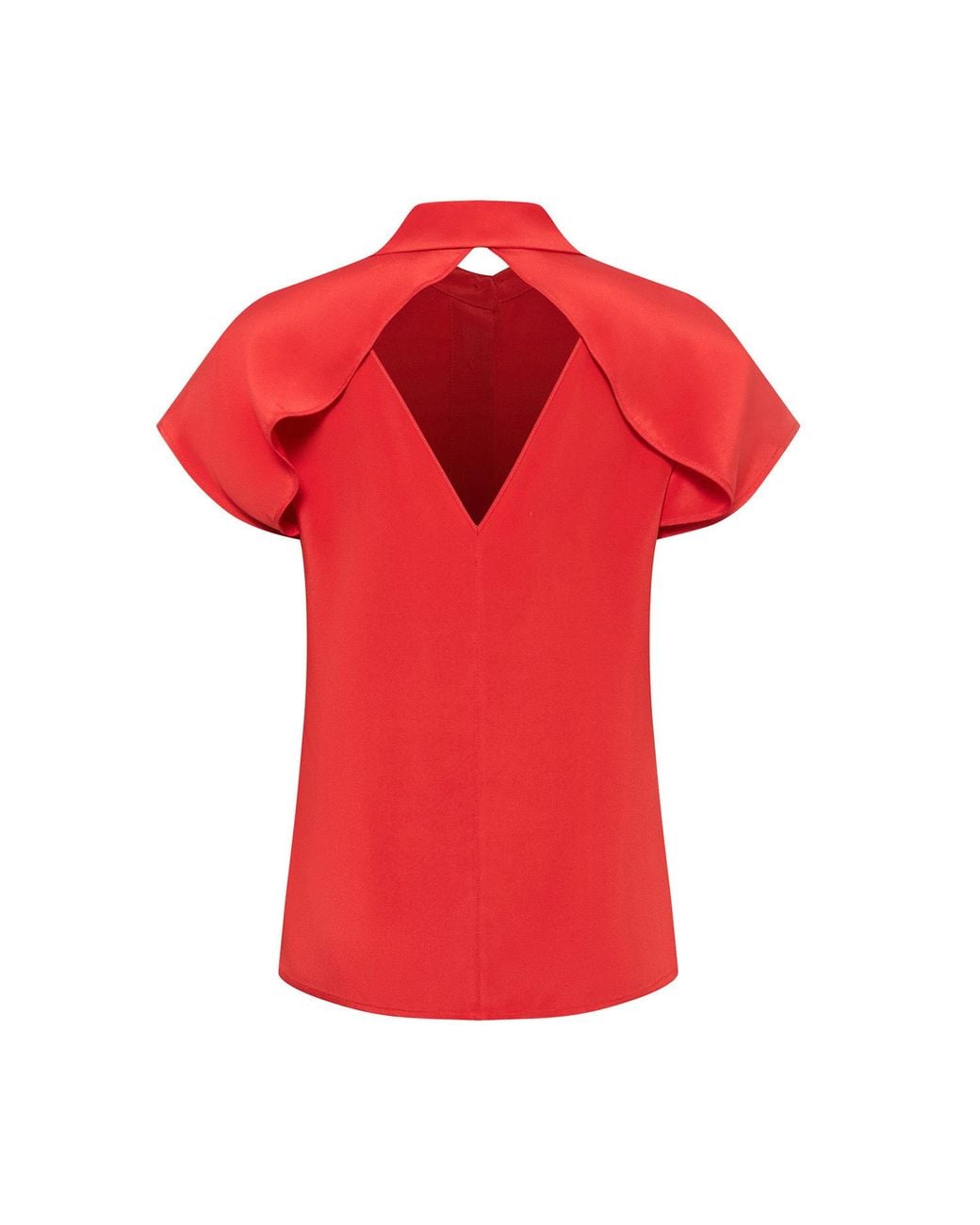 Emma Wallace Red Fleur Blouse