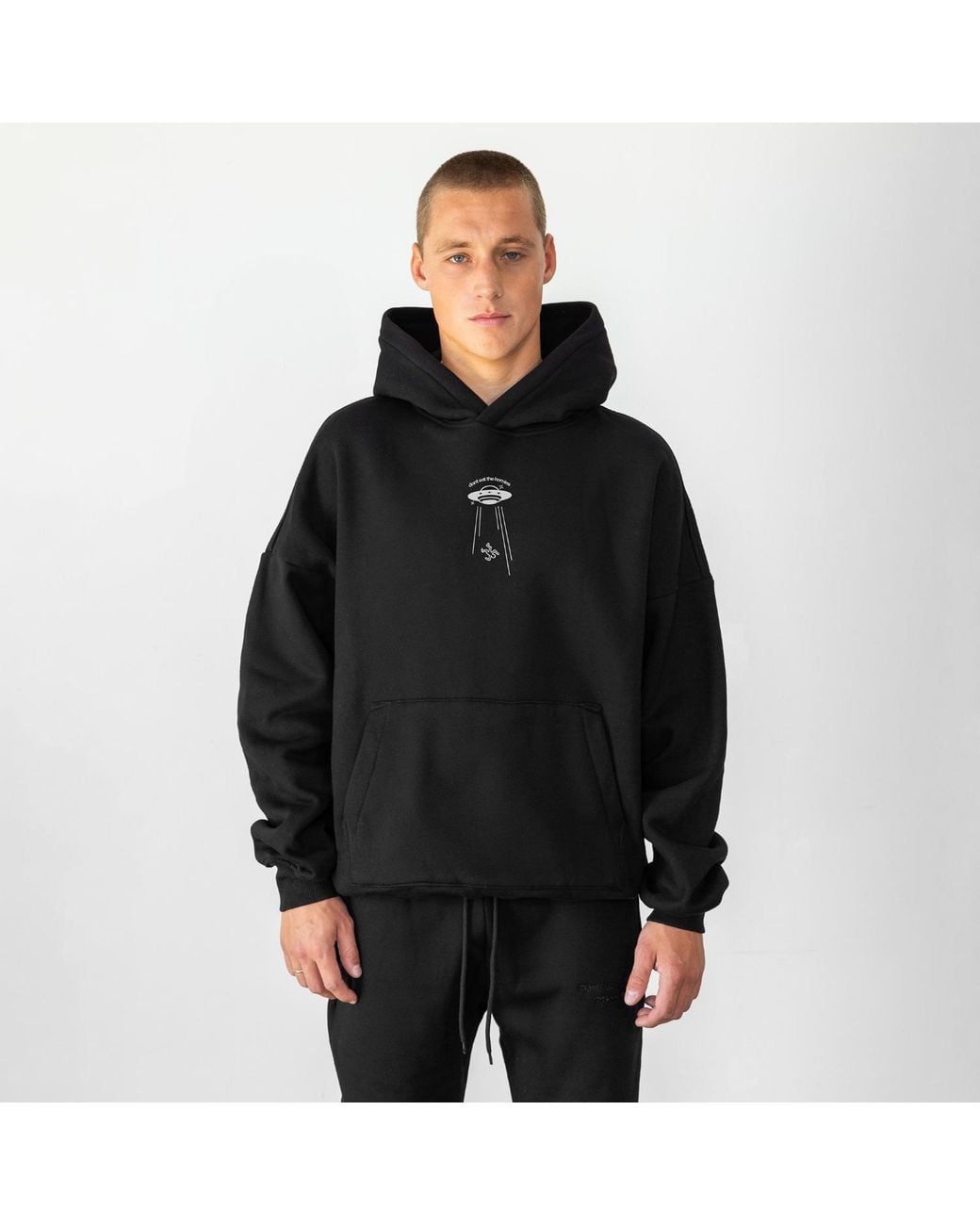 Dont Eat the Homies Black Alien Hoodie